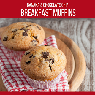 RECIPE: Banana Chocolate Chip Breakfast Muffins